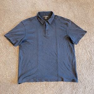 Men’s Gray Bowling Striped Collared Shirt